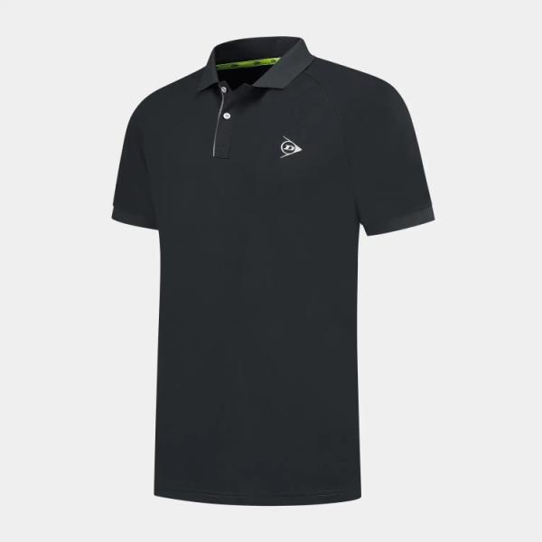 Dunlop Club Mens Polo schwarz